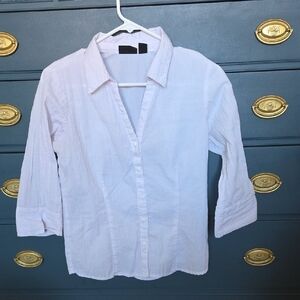 A.L.C. White Button-Up Blouse